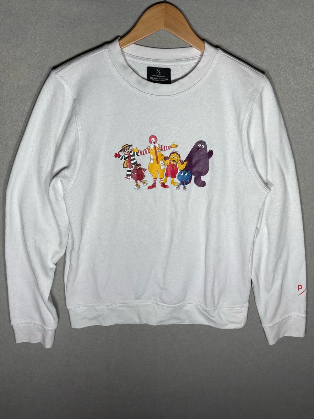 McDonald's White Crewneck Sweatshirt